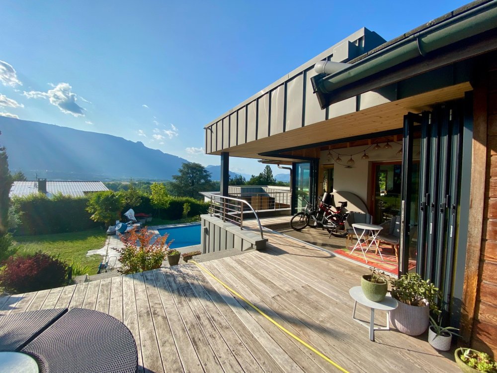 Extensions complète de terrasses dans une sublime maison à Voglans (73) avec une vue époustouflante !