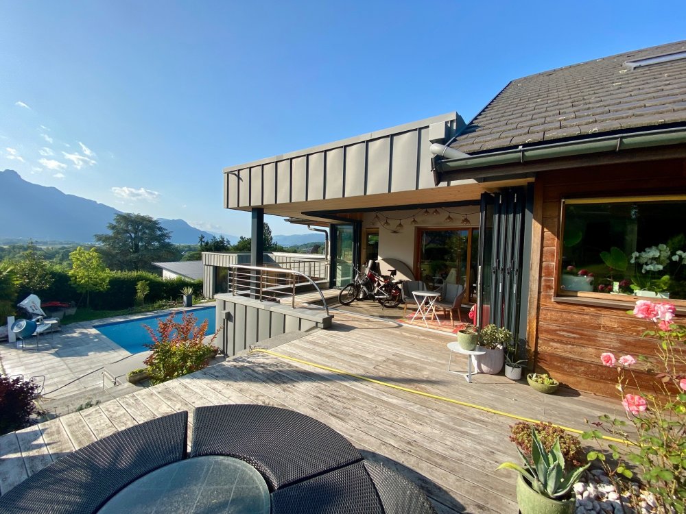 Extensions complète de terrasses dans une sublime maison à Voglans (73) avec une vue époustouflante !