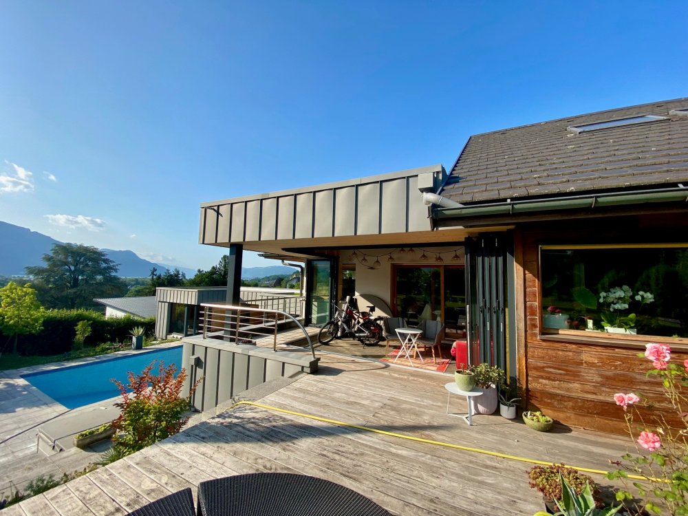 Extensions complète de terrasses dans une sublime maison à Voglans (73) avec une vue époustouflante !